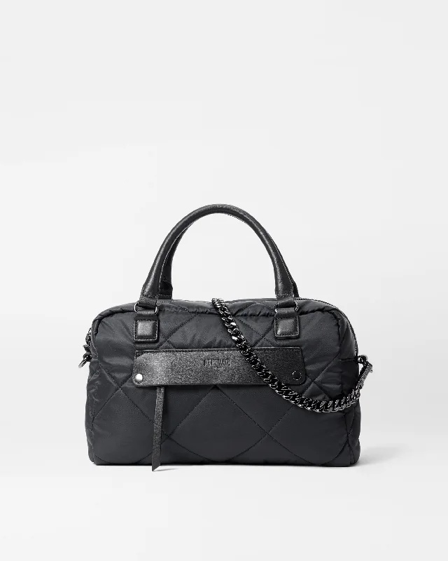 Black Madison Satchel