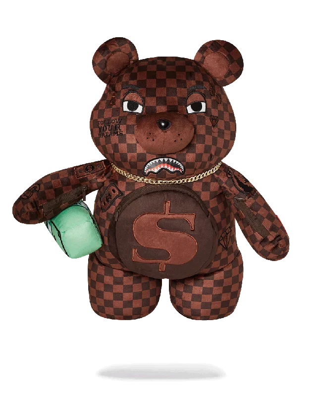 LENTICULAR EFFECTS MONEYBEAR TEDDYBEAR BACKPACK