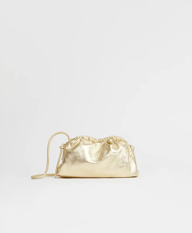 Mini Cloud Clutch - Gold