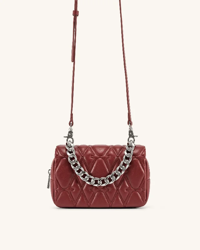 Nora Crossbody Bag - Wine Red