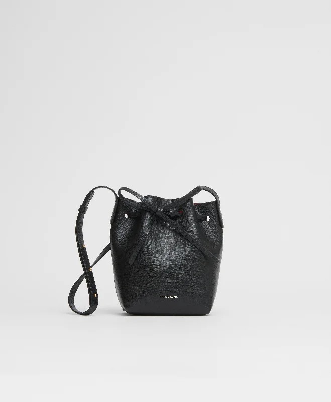 Mini Mini Bucket Bag - Black/Flamma