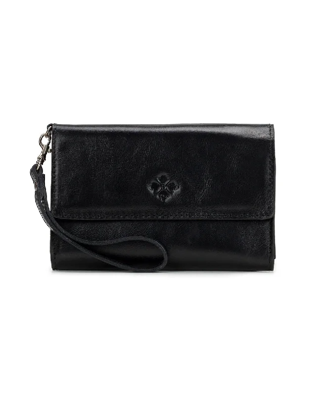 Marsiliana Mirror Wristlet - Vintage Distressed Leather