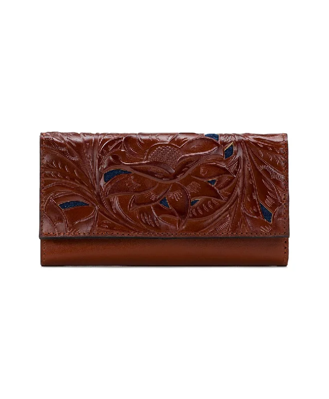 Terresa Wallet - Western Cutout Tooled