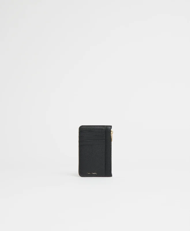 Zip Card Holder - Black