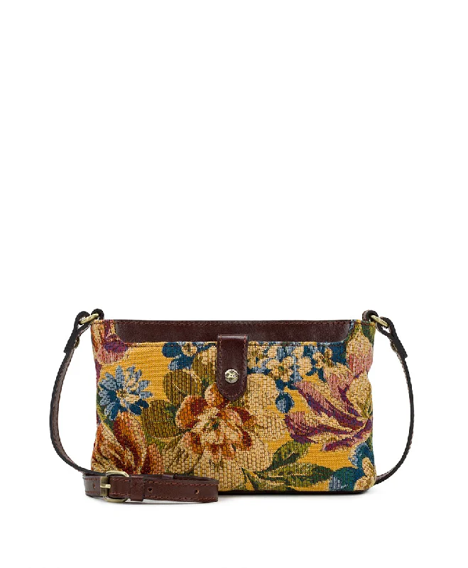 Aimee Crossbody - Floral Woven Tapestry