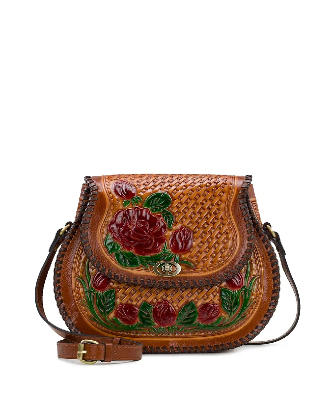 Arezzo Saddle Bag - Western Lace Tooled