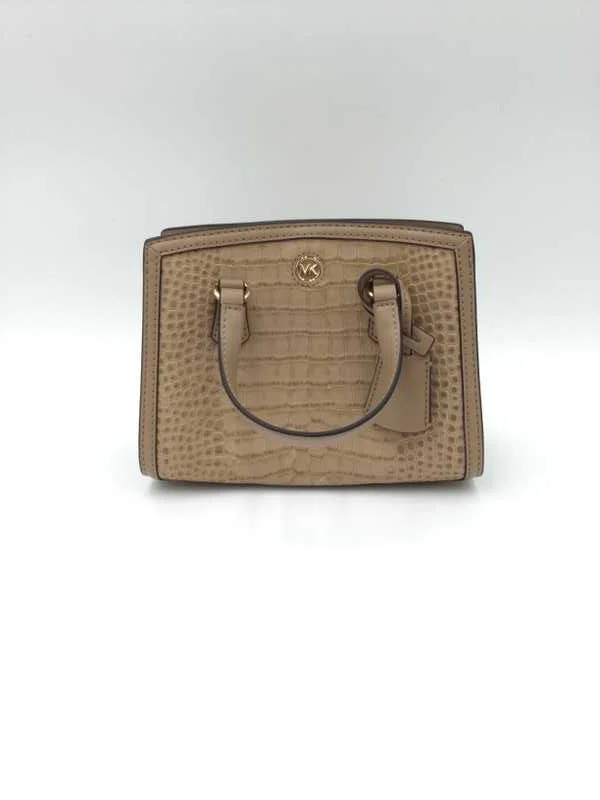 Chantal Extra-Small Crocodile Embossed Leather Messenger Bag