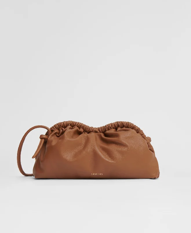 Oversized Cloud Clutch - Camel