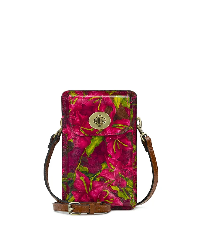 Felicita Phone Crossbody - Bougainvilleas Along The Coast