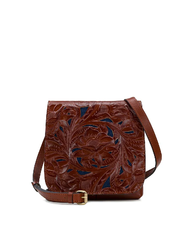 Granada Crossbody - Western Cutout Tooled