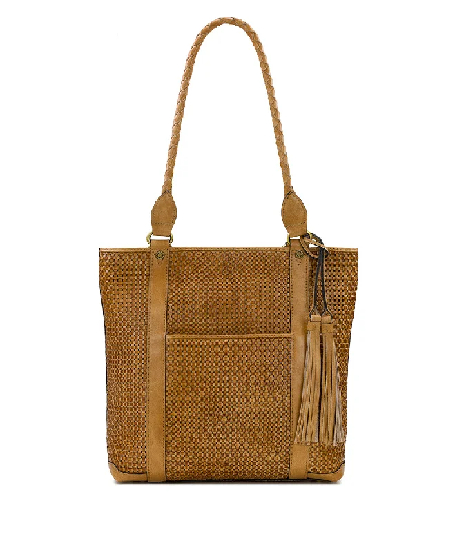 Rena Tote - Small Woven Leather