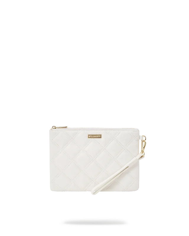 RIVIERA LE BLANC GOLD  CHAIN SHARK CROSSOVER CLUTCH