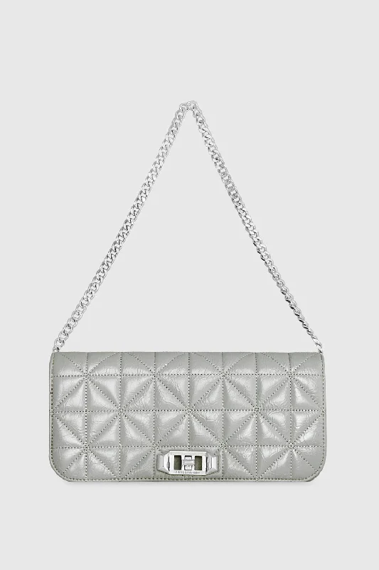 Deco Quilted Clutch