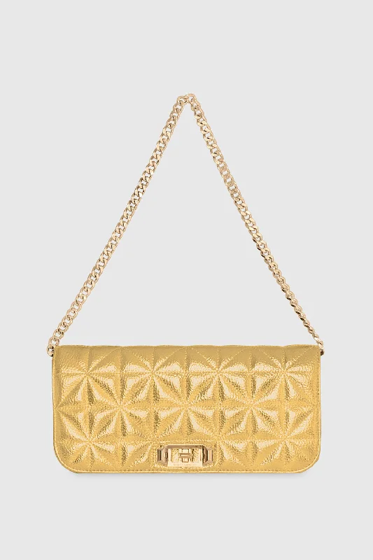 Deco Quilted Clutch