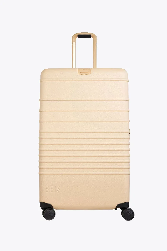 The Large Check-In Roller in Beige