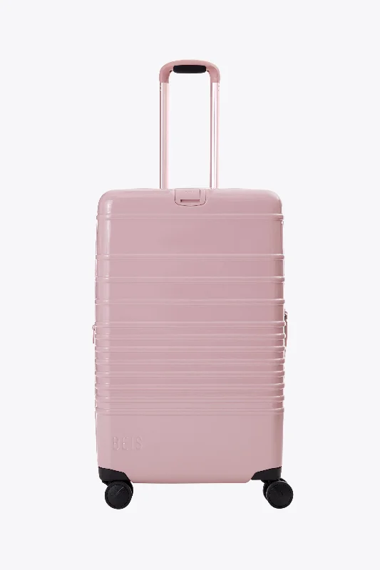 The Medium Check-In Roller in Glossy Atlas Pink